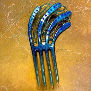 Mid Century rhinestone hair pin